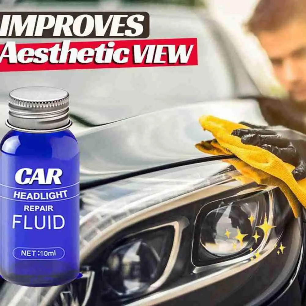 

50ML Car Headlight Repair Coating Solution Repair Kit Oxidation Rearview Coating Headlight Polishing Anti-scratch Liquid Kit