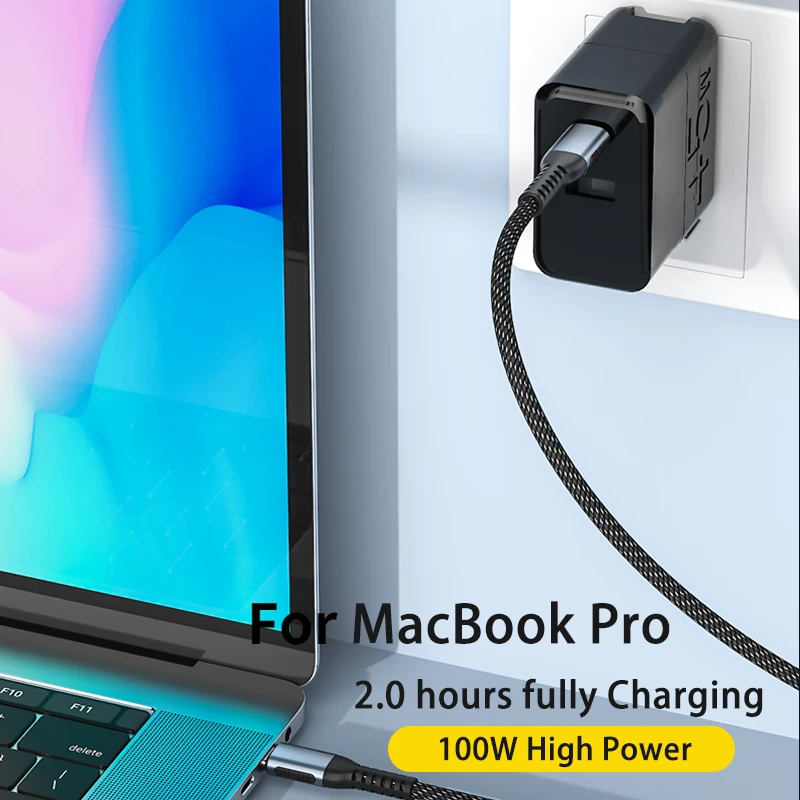 NOHON USB C To Type Cable for MacBook IPad Pro PD 100W Fast Charging Cord Huawei Samsung S21 Xiaomi POCO X3 M3 | Мобильные телефоны
