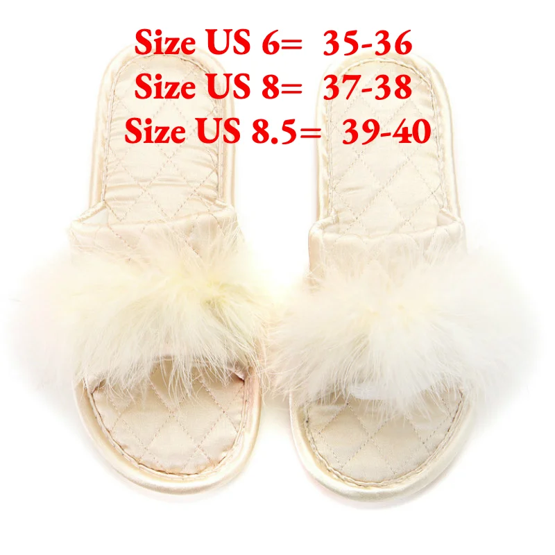 Fleece Satin Women Slippers Fashion Home Indoor Female Outside Slides Comfort Cotton Fabric Flat with Warm | Обувь