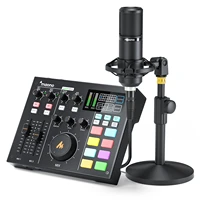 maonocaster am100 k1 all in one kit professional podcasting sound card studio recording condenser microphone audio interface