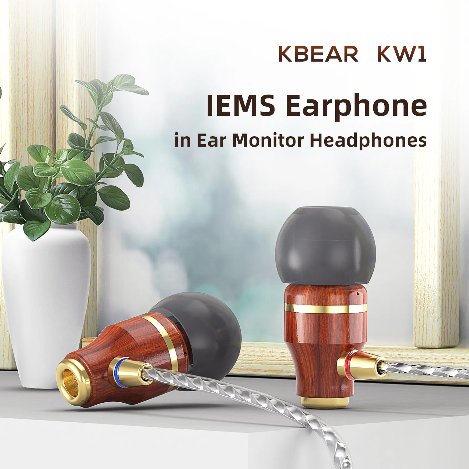 Kbear Kw1 деревянные одиночные внутриканальные Hi-Fi 3 5 мм проводные наушники Linhtning для