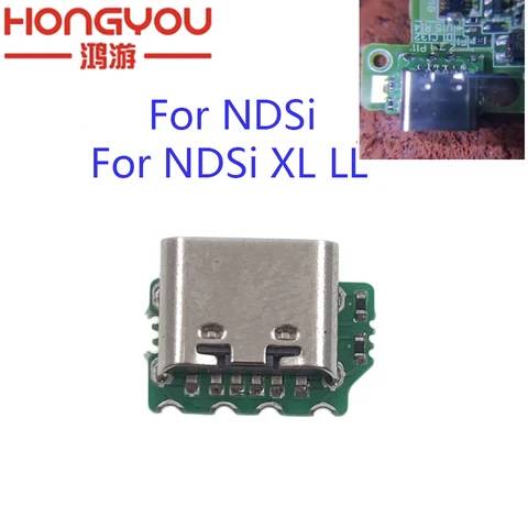 1-10 шт. сменный порт зарядки USB-C для Nintendo NDSi NDSi XL LL, преобразователь в USB-C Mod, разъем для зарядки USB Type C