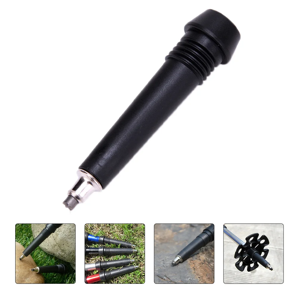 

8 Pcs Trekking Pole Head Travel Accessories Hiking Gear Tungsten Steel Protector Parts Carbon Tip