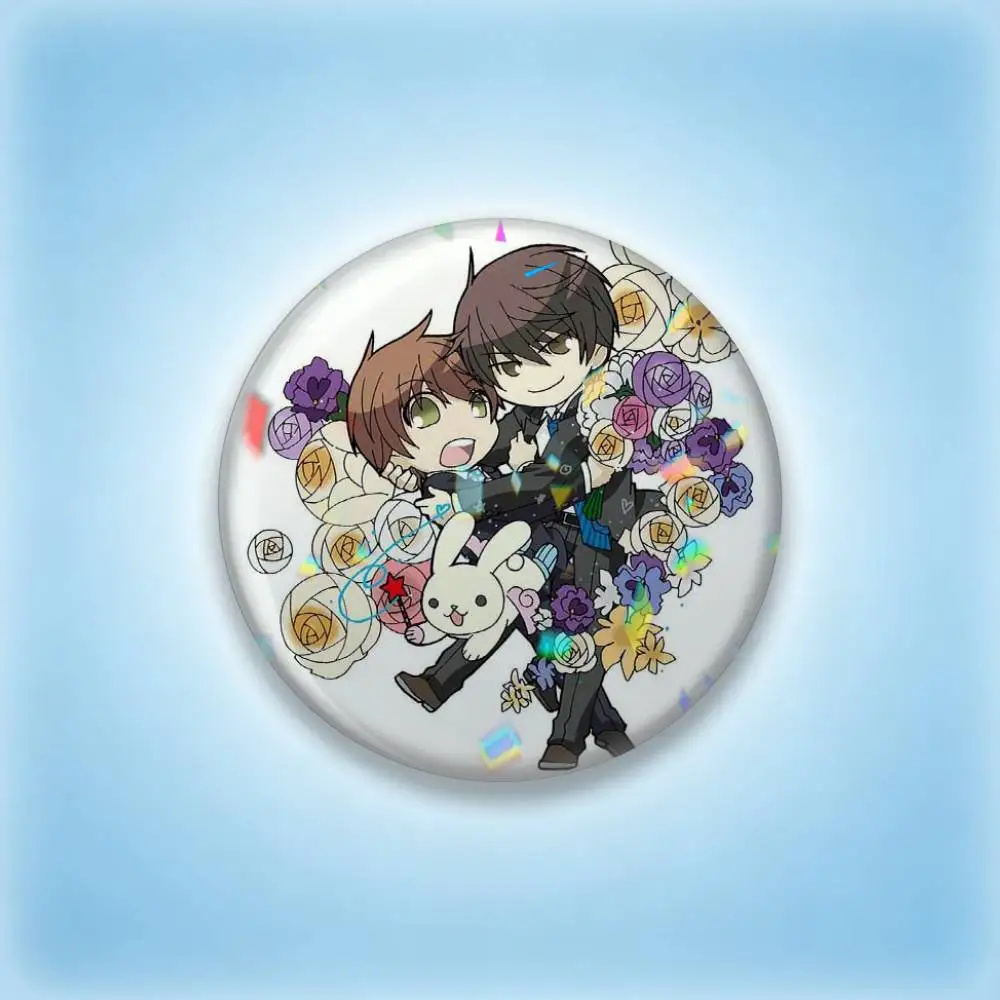 Фото Значки BL Comic S-Sekaiichi H-Hatsukoi 25, 32, 44, 58, 75 мм, персонализированные круглые броши-пины, аксессуар, подарок №5