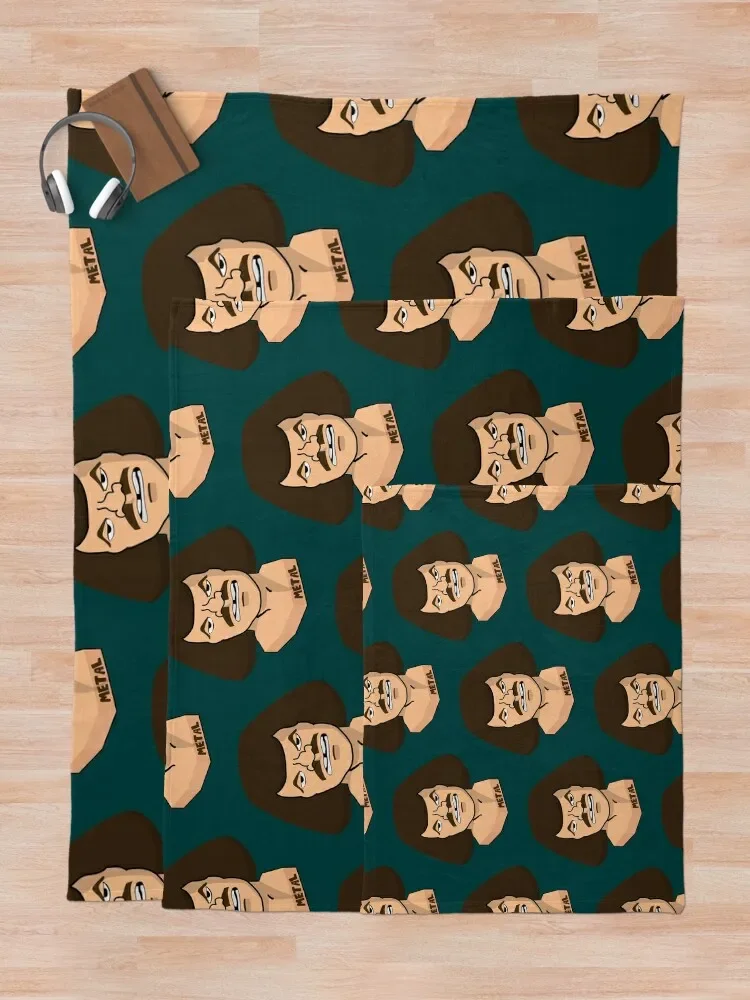 Металлическая скульптура Вильяма убийцы плед Пляжное туристическое Фланелевое