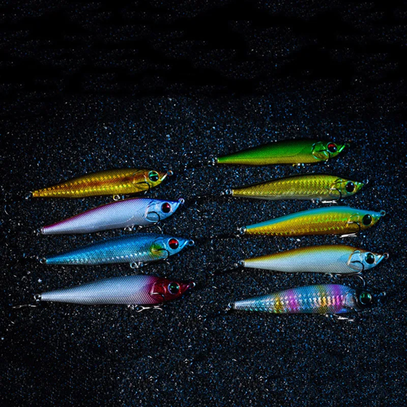 

1PCS 7g 13g 20.5g Hard Fishing Lures Fast Sinking Pencil Swimbait Crank Wobbler Artificial Bait 2 Hooks Fishing Tackle minnow