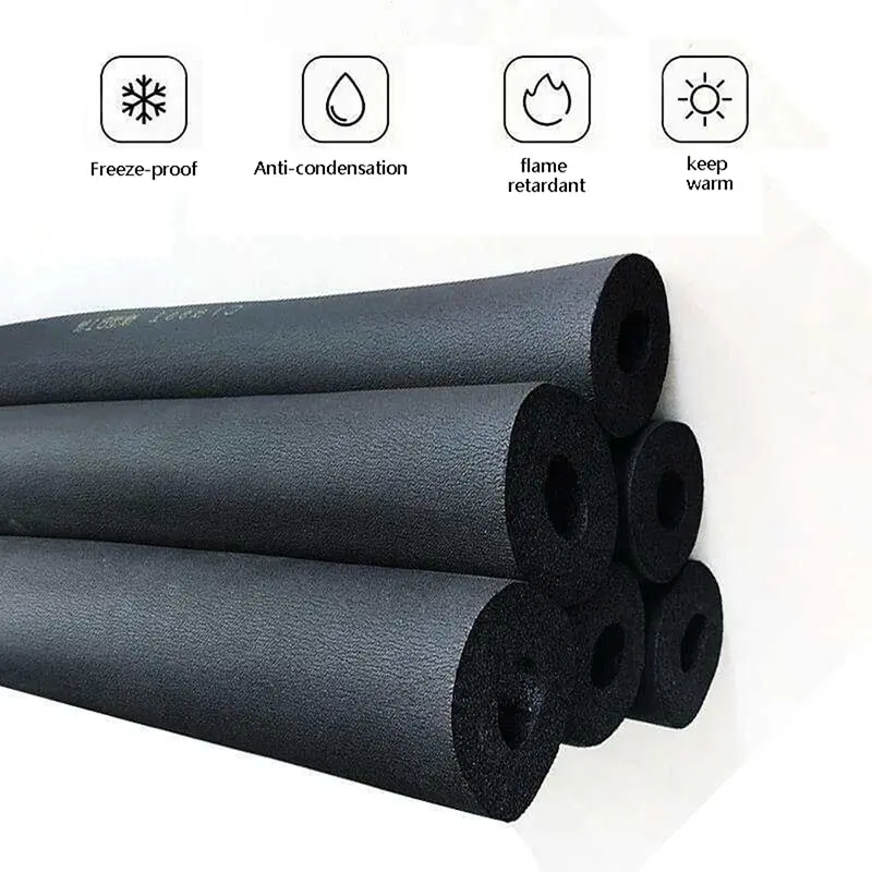 1PC 1.8M PPR Thermal Insulation Pipe Sponge Foam Rubber Tube For Air Conditioning Outer Tubes Waterproof