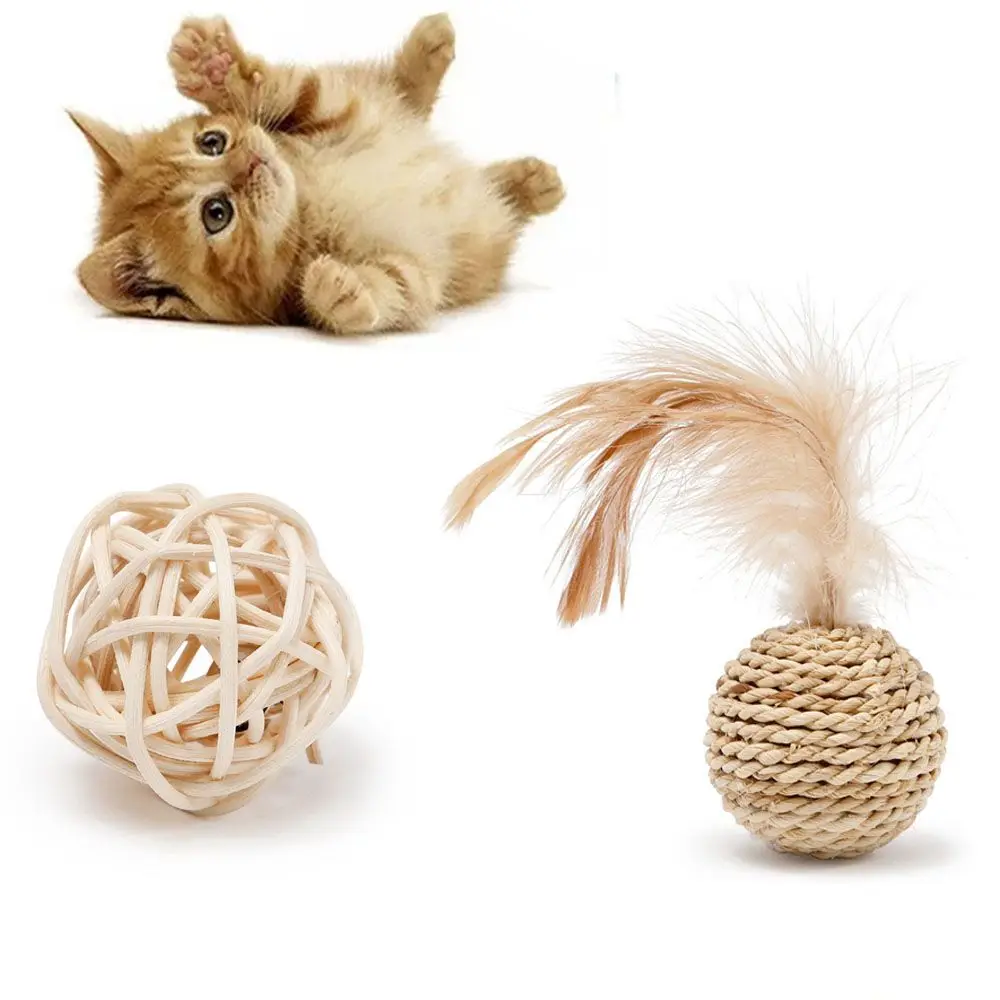 

Жевательная игрушка, аксессуары для домашних животных, товары для кошек, зубы, шлифовальные перья, колокольчик, Звуковой шар, интерактивные ...