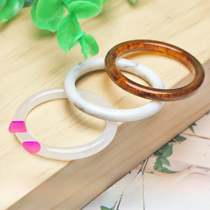 2 цены имитация нефрита агата акриловая смола 34 мм кольцо серьги кулон ручной