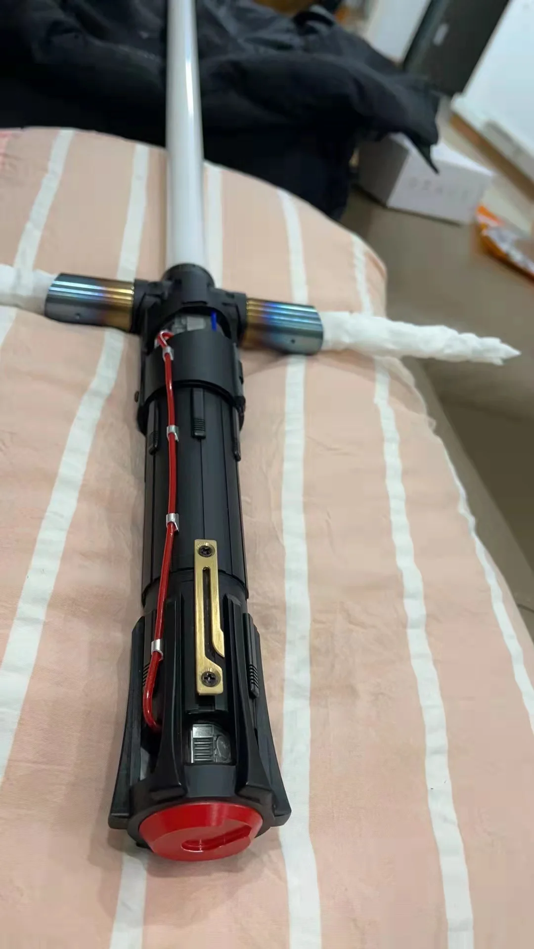 Новый пиксельный световой меч рыцарь джедая спейе 2 Kylo Ren полностью металлический