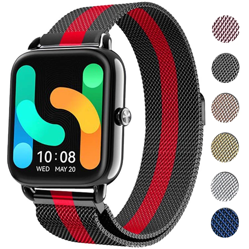 

Milanese Straps For Xiaomi Haylou GST RT2 Smart Watch Magnetic Loop Band For Haylou RS4 Plus RT2 LS10/LS02/RT/LS05s/RS3 Correa