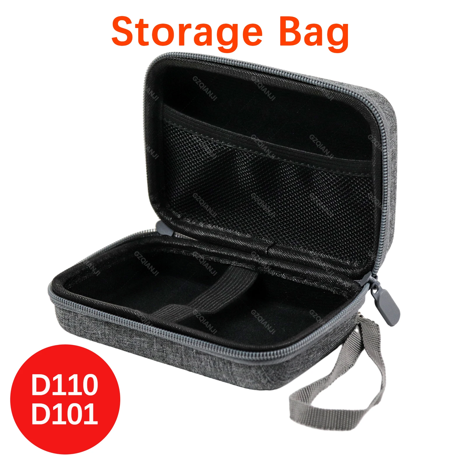 

NIIMBOT D110 D11 Printer Cloth Protection Bag Black Grey Carry Case Label Paper Storage Bags with Zipper