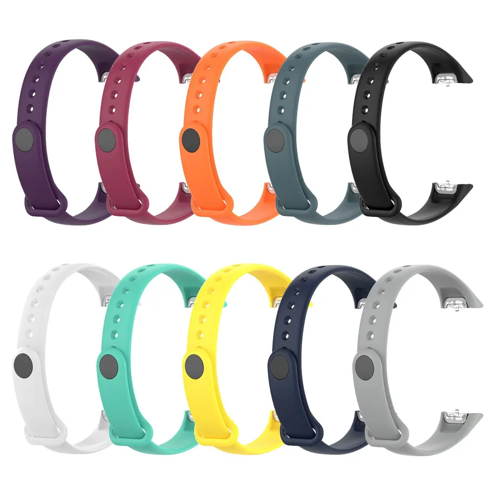 Ремешок для часов Samsung Galaxy Fit SM-R370 сменный ремешок разных цветов пластиковый