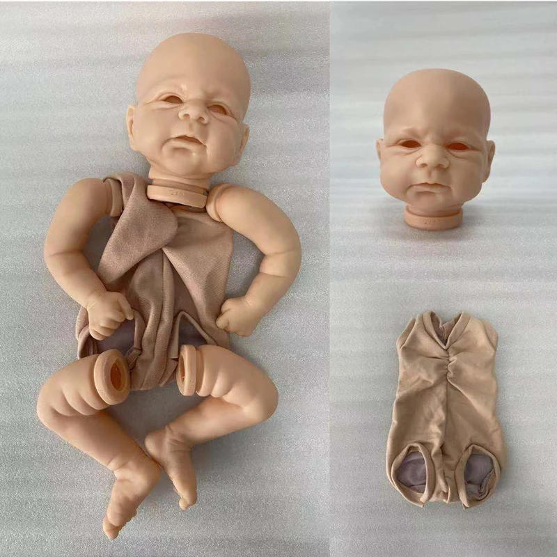 17 дюймовый Комплект Reborn Baby Elijah мягкие виниловые детали неокрашенные чистые DIY