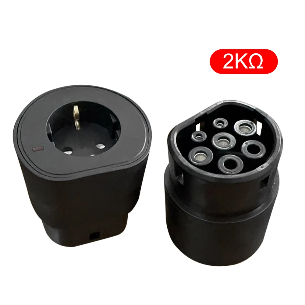

10A 220V Мужская розетка V2L для преобразования источника питания 2,5 кВт Адаптер для электромобиля на нагрузку для IEC 62196-2 Тип 2 EV RV Аксессуары