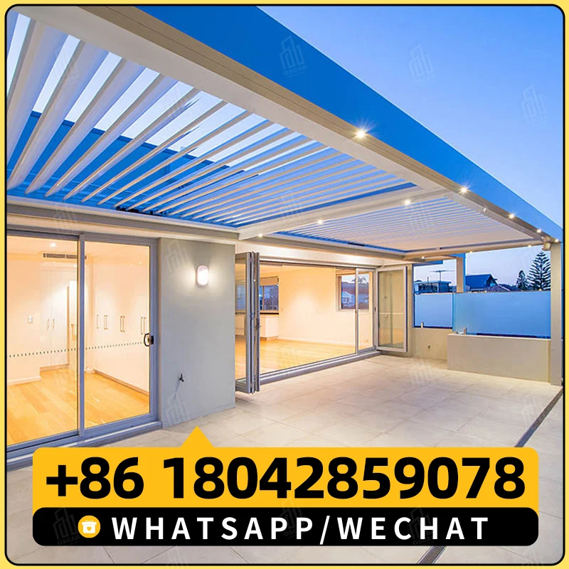 Внешние складные перголы арки деревья беседки водонепроницаемые алюминиевые