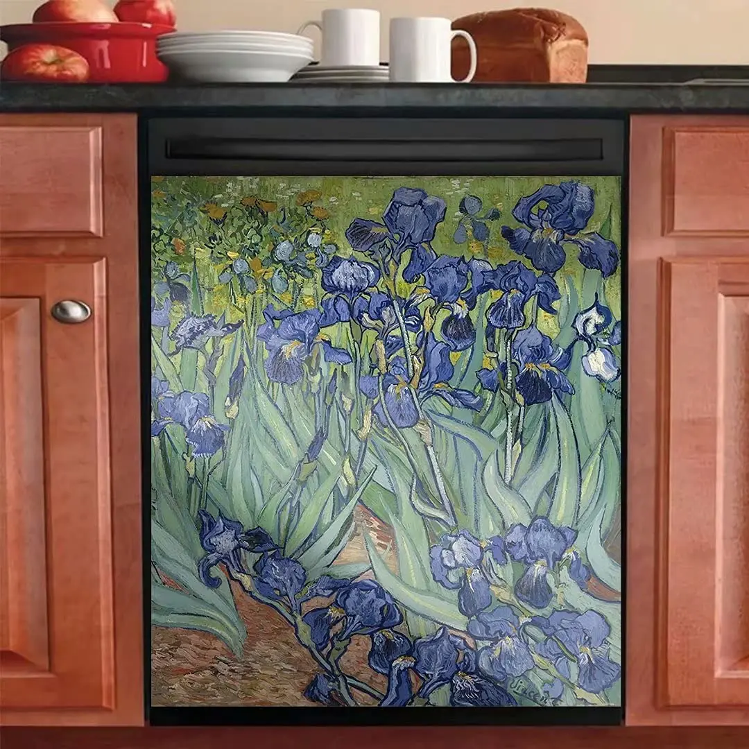 

Famous Paintings Dishwasher Cover Decorative Magnet Dishwasher Covers for The Front Dishwasher Door Magnet Cover Sticker for Dis