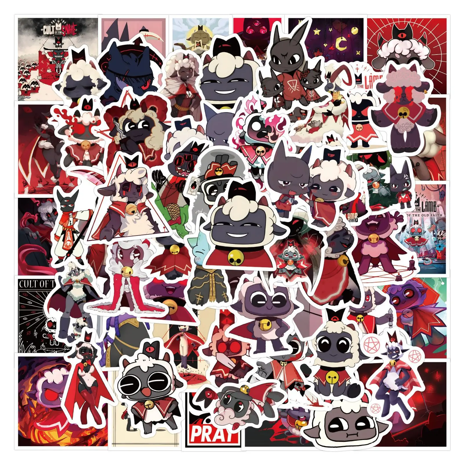 10/30/60/120 шт. наклейки из серии культ ягненка