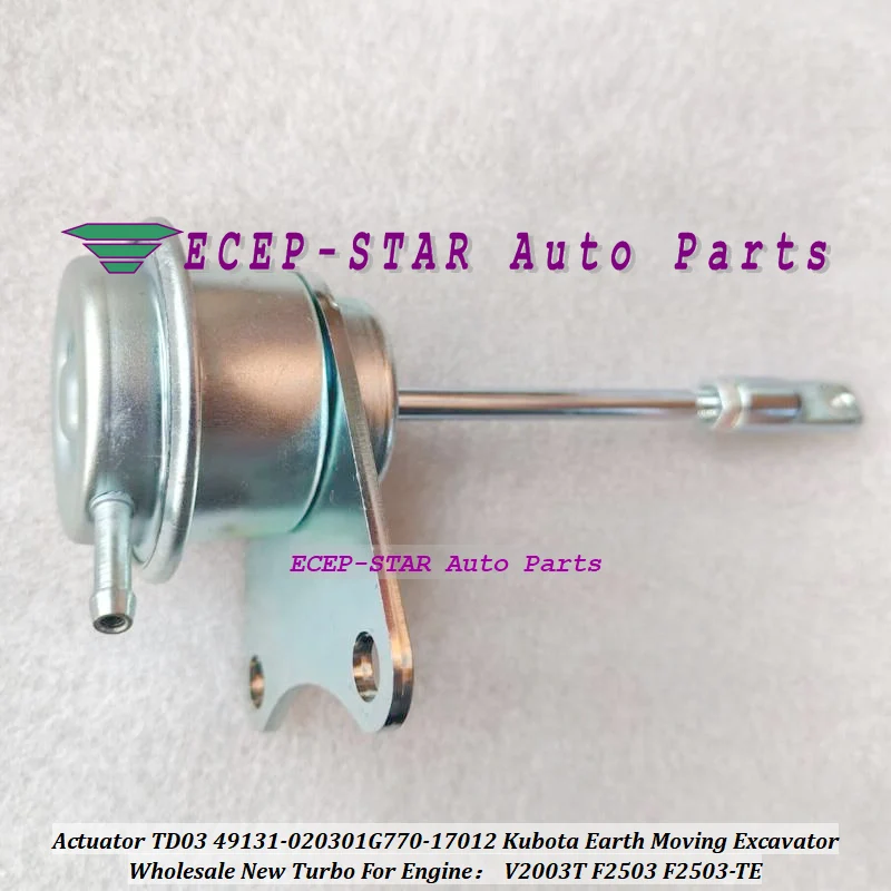 Распродажа турбопривода TD03 49131-02030 49131-02020 1G770-17012 для экскаватора Kubota Earth Moving V2003T F2503