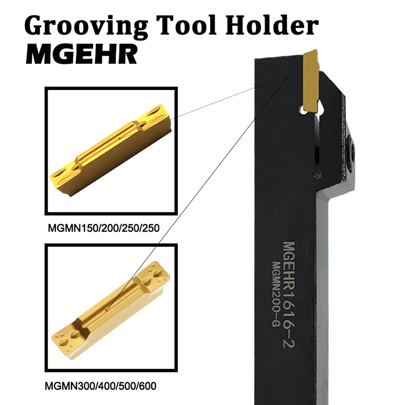 

1 шт. MGEHR/L1010/1212/1616/2020/2525 внешний токарный держатель инструмента для обработки канавок твердосплавная вставка 10 шт. MGMN200 MGMN300 MGMN400