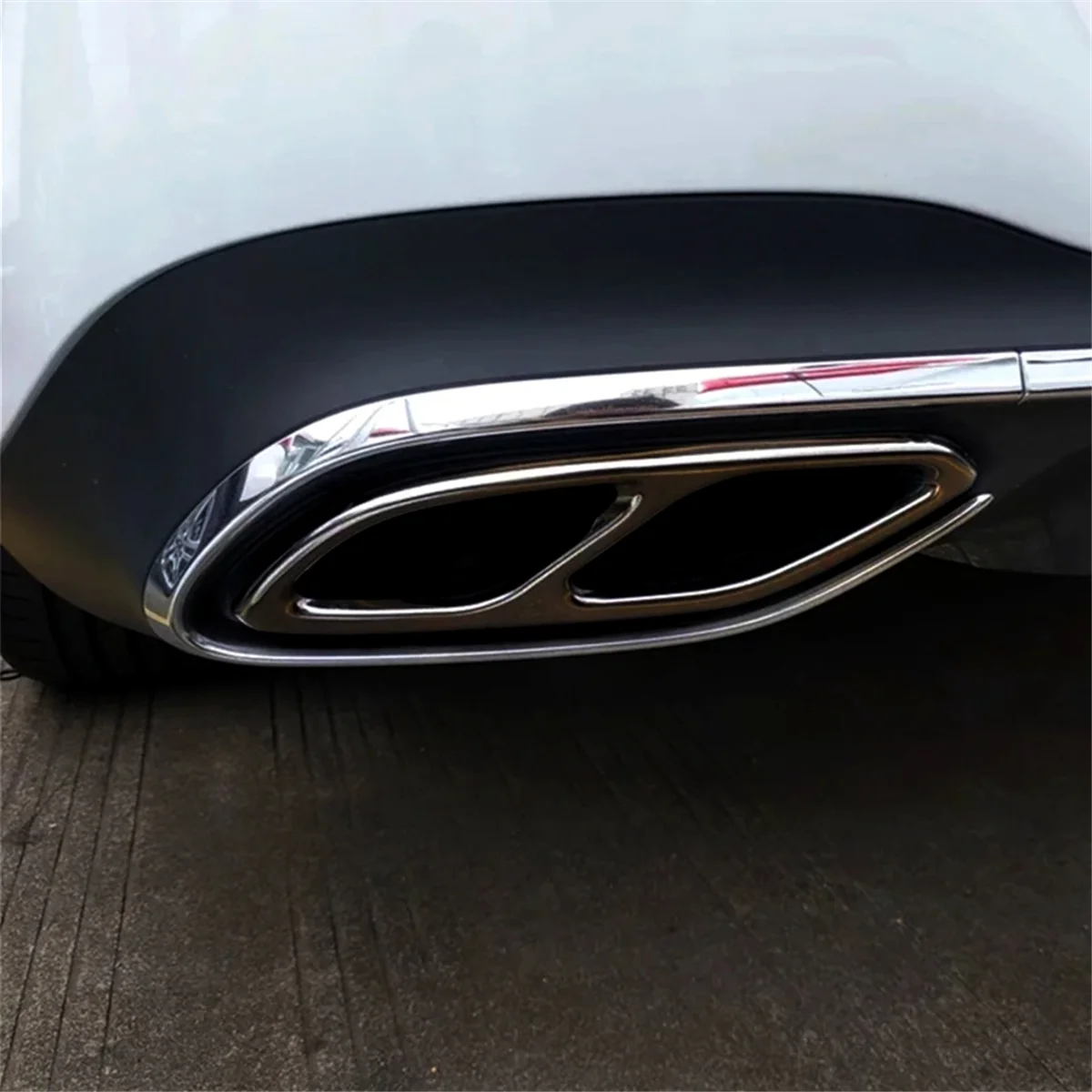 Для Mercedes Benz CLA Class C118 W118 2020-2023 автомобильный глушитель крышка выхлопной трубы