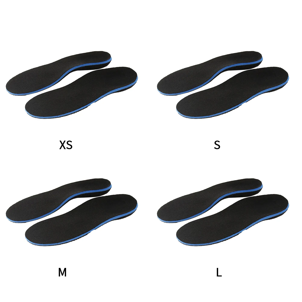 

1pair Shoe Pad Flat Feet Sports Hiking Soft Orthopedic Insoles Shock Absorption Breathable Protective Men Women Foot Care EVA