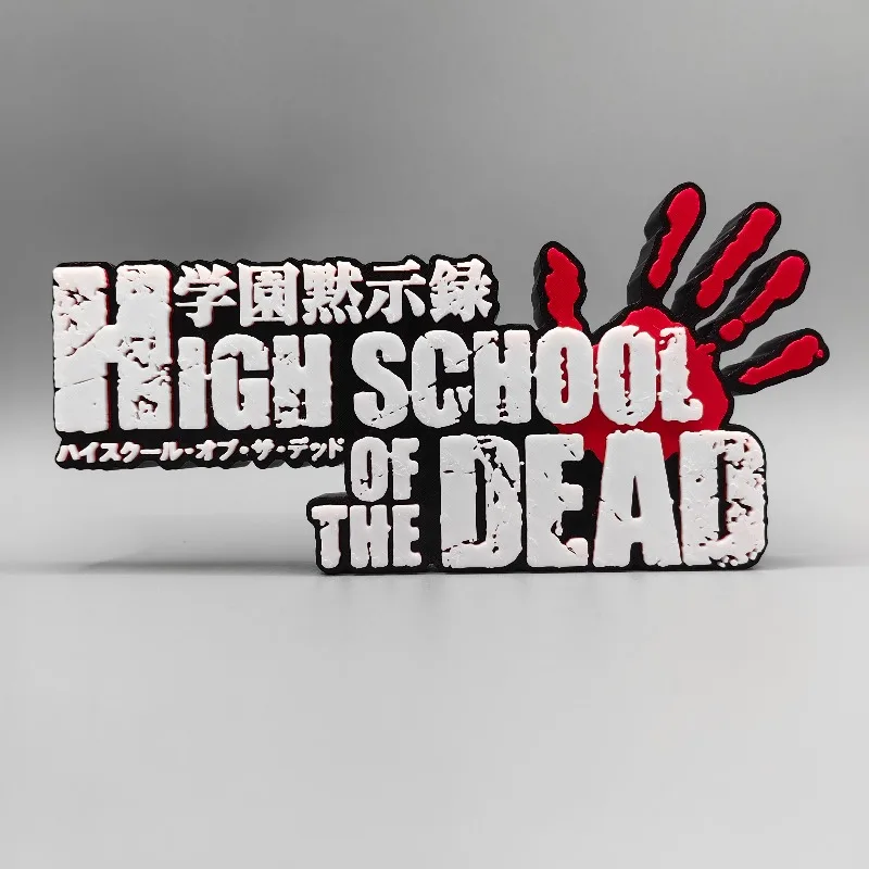 Фото Аниме-фигурка Highschool of The Dead: 3D-модель руки с логотипом, декоративная табличка с персонажем, украшение для косплея, выставочная модель, игрушка, подарок №1