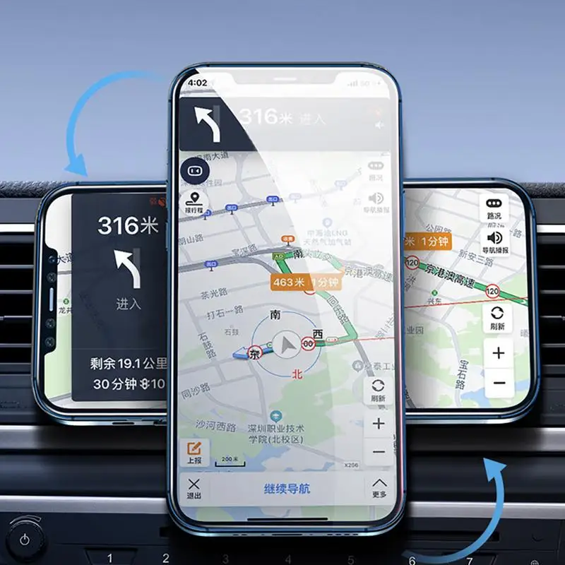 

Беспроводное Автомобильное зарядное устройство Быстрая зарядка автомобильное зажимное автомобильное зарядное устройство для телефона магнитное приборное устройство для IOS