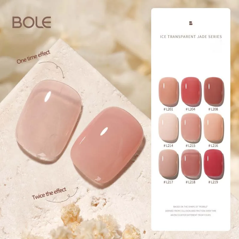 

12ml Jelly Gel Nail Polish For Nails Semi Permanent Soak Off Gel UV LED Varnishes Ice Transparent Nude Nail Art Gel Manicure