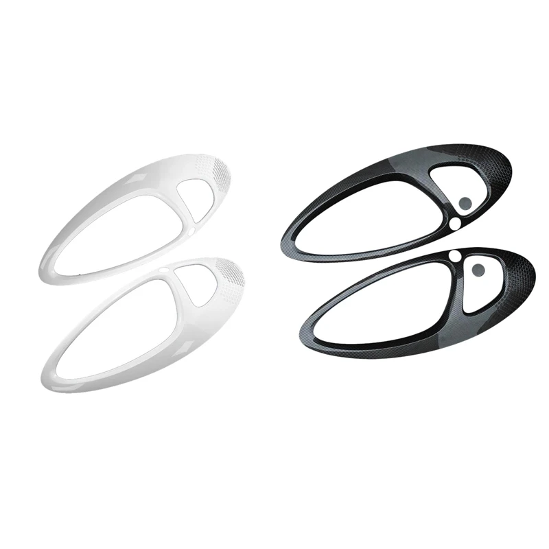 

Car Door Panel Modification Protective Cover Carbon Style Interior Accessories For Mercedes Smart 453Fortwo