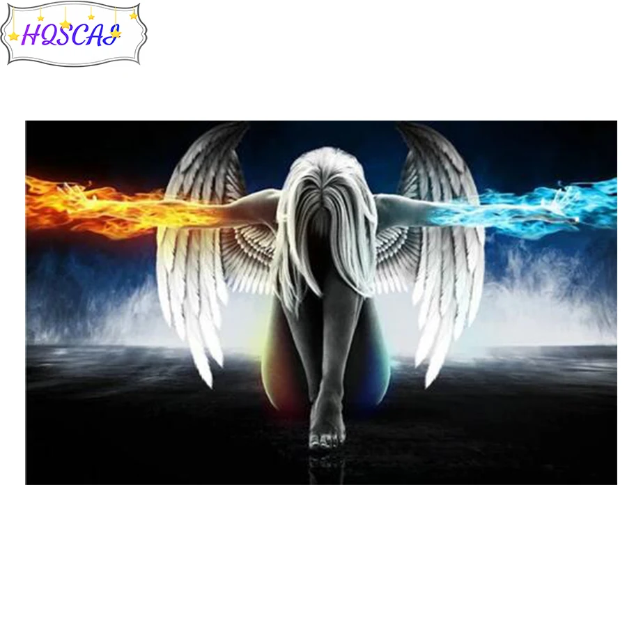 

Алмазная 5D картина «Ангел огня» «сделай сам»