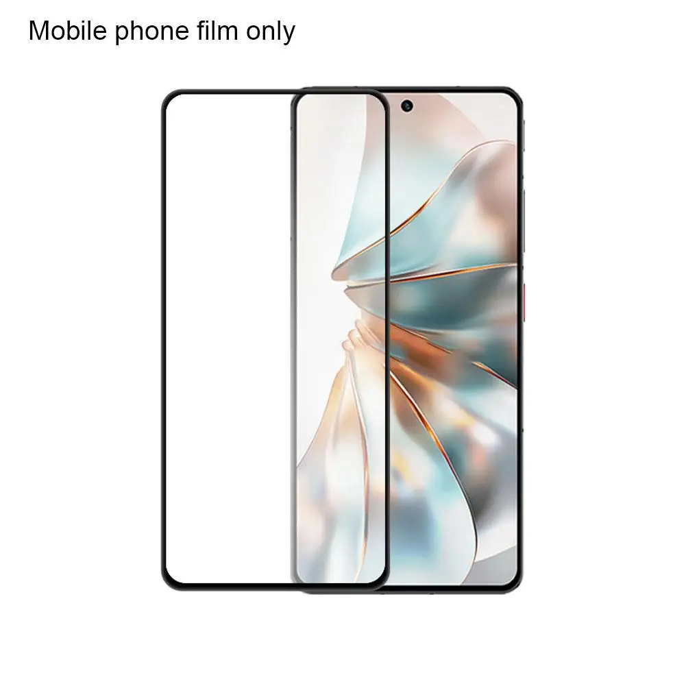 Полноэкранная закаленная пленка для Nubia Z60S Pro двухсильная стеклянная трафаретной
