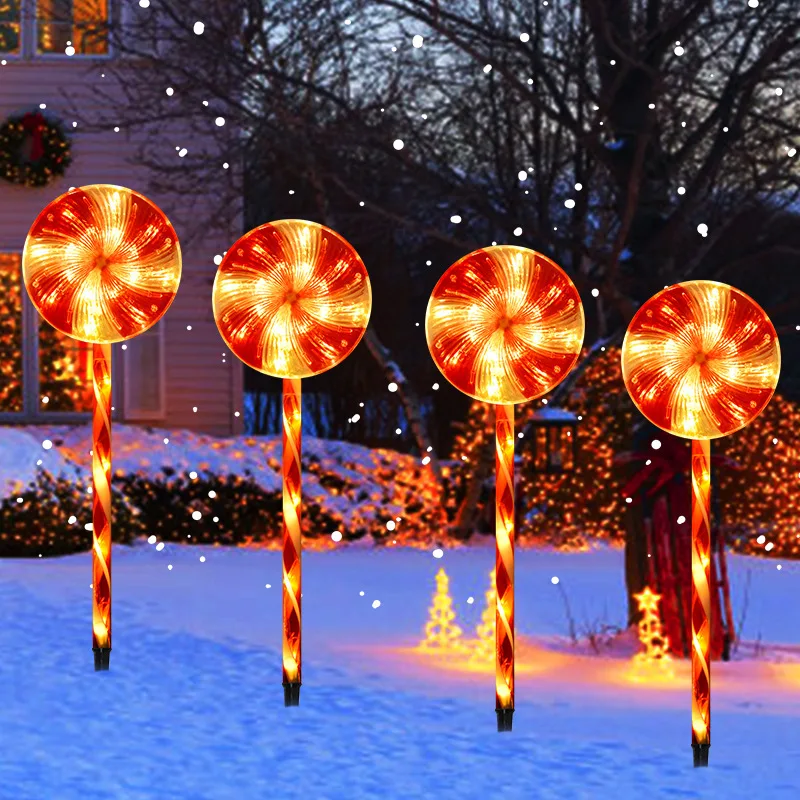 

LED Red Crutch Solar Light sandy Lights Garland for Christmas Halloween Holiday Home and Outdoor Decor Lights bedroom decor