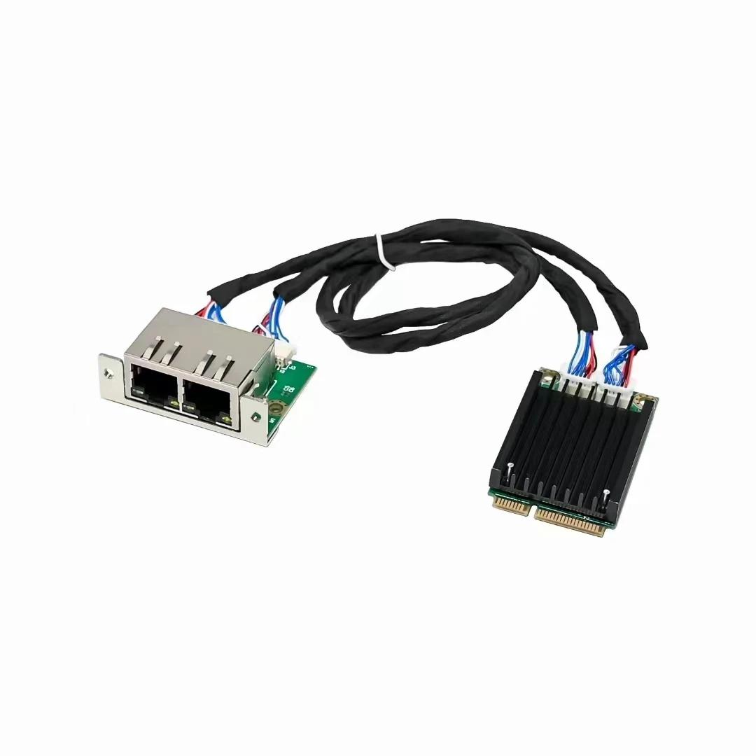 MINI PCIE 1G LAN-карта двойной порт RJ45 промышленный сервер 10/100 Мбит/с гигабитный