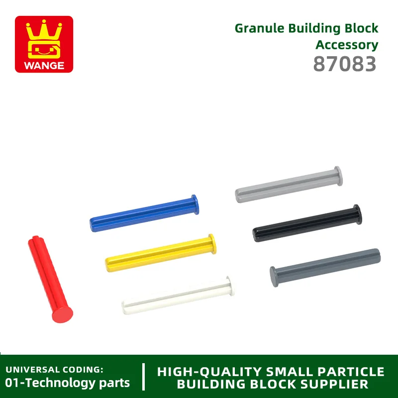 20 шт./лот 87083 крестовая ось 1x4 с стопорным блоком Moc цветные аксессуары совместимые