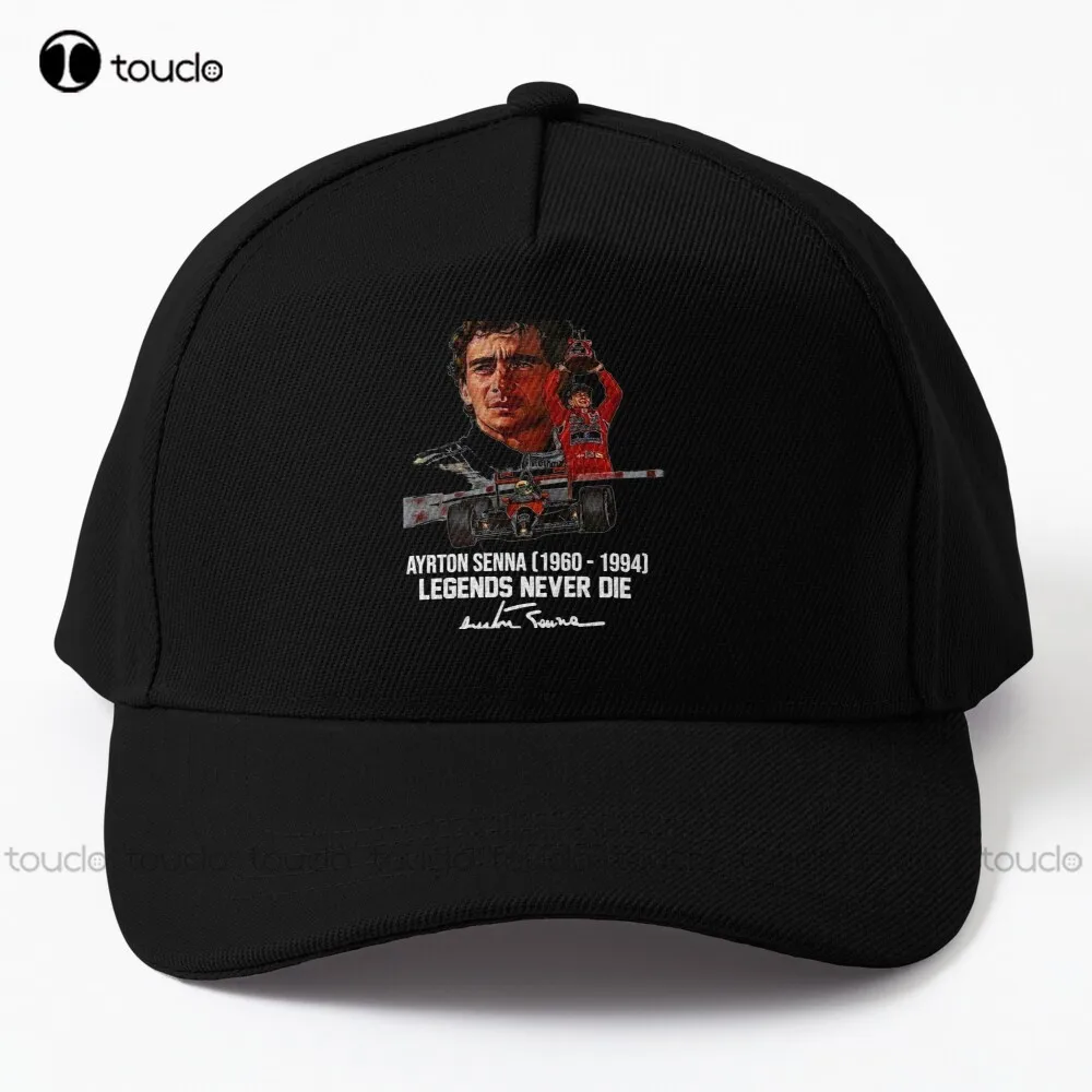 

Ayrton Senna Dark Baseball Cap Hats For Women Baseball Cap Personalized Custom Unisex Adult Teen Youth Summer Outdoor Caps Funny