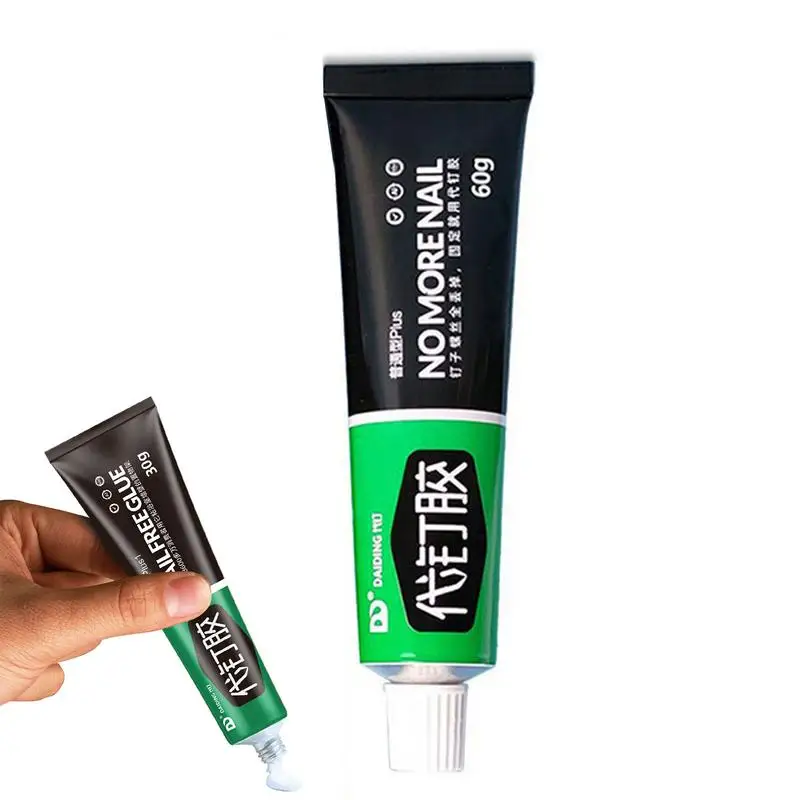 

Nail-Free Glue Adhesive Sealant Quick Drying Glue Strong Adhesive Nail Free Adhesive For Stationery Glass Metal Ceramic Clear