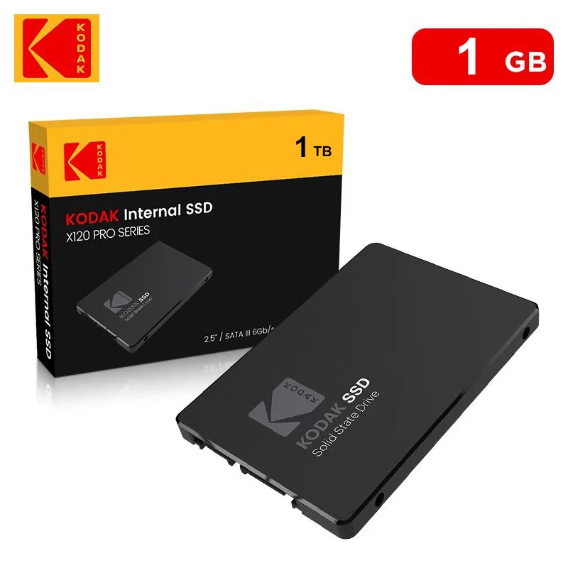 

100% Оригинальный твердотельный накопитель KODAK SATA3 SSD 1 ТБ X120 PRO 512 ГБ 2,5 дюйма твердотельный накопитель 1 Тб HDD 550 Мб/с жесткий диск для ноутбуков настольных компьютеров