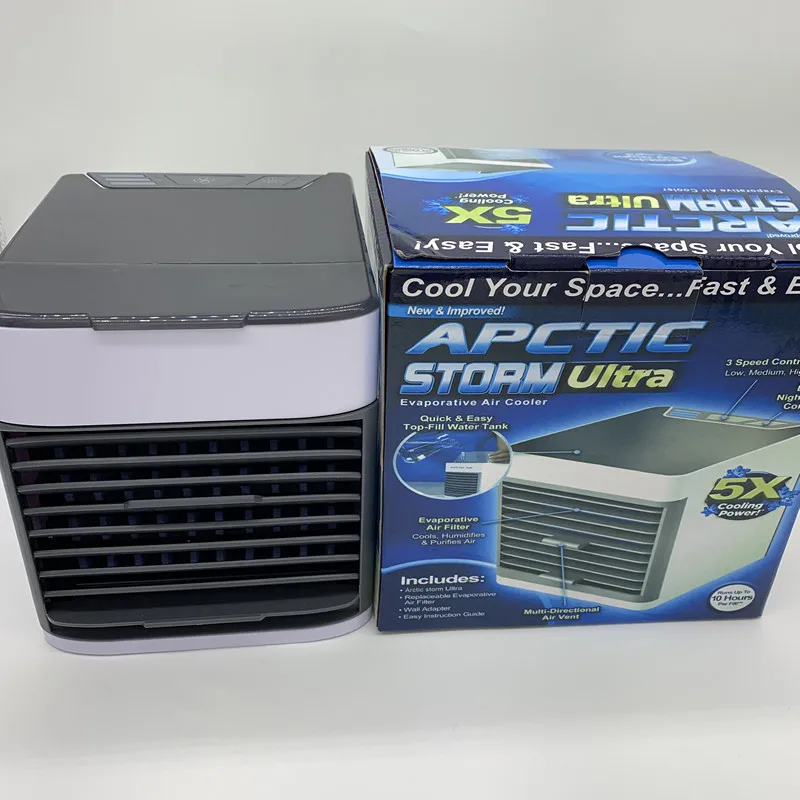 

Home Portable Mobile Air Conditioner Electric Fan Mini Spray Cooler Small Fan