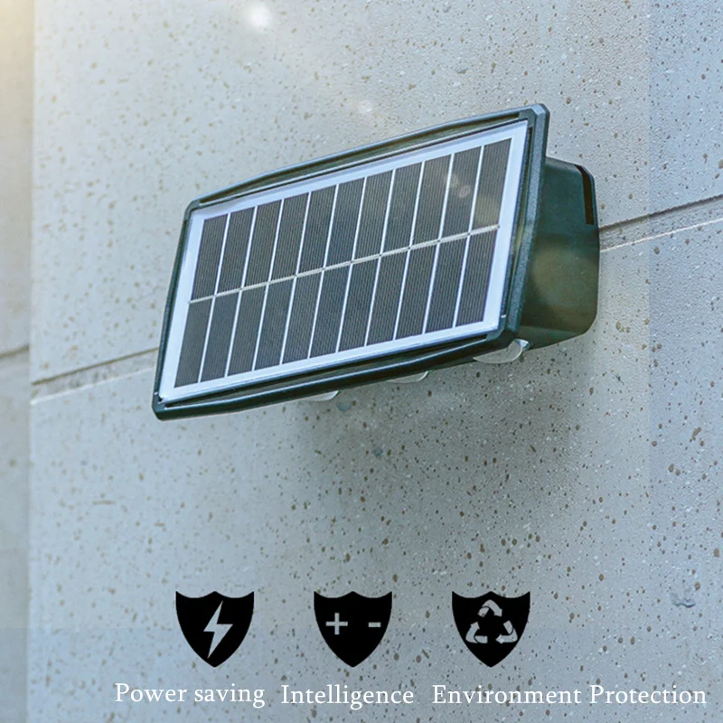 

Solar Balcony High Brightness Up And Down 4Pcs Lightings Outdoor IP65 Waterproof Street Lights LED Fence Wall Lamp Garden Decor