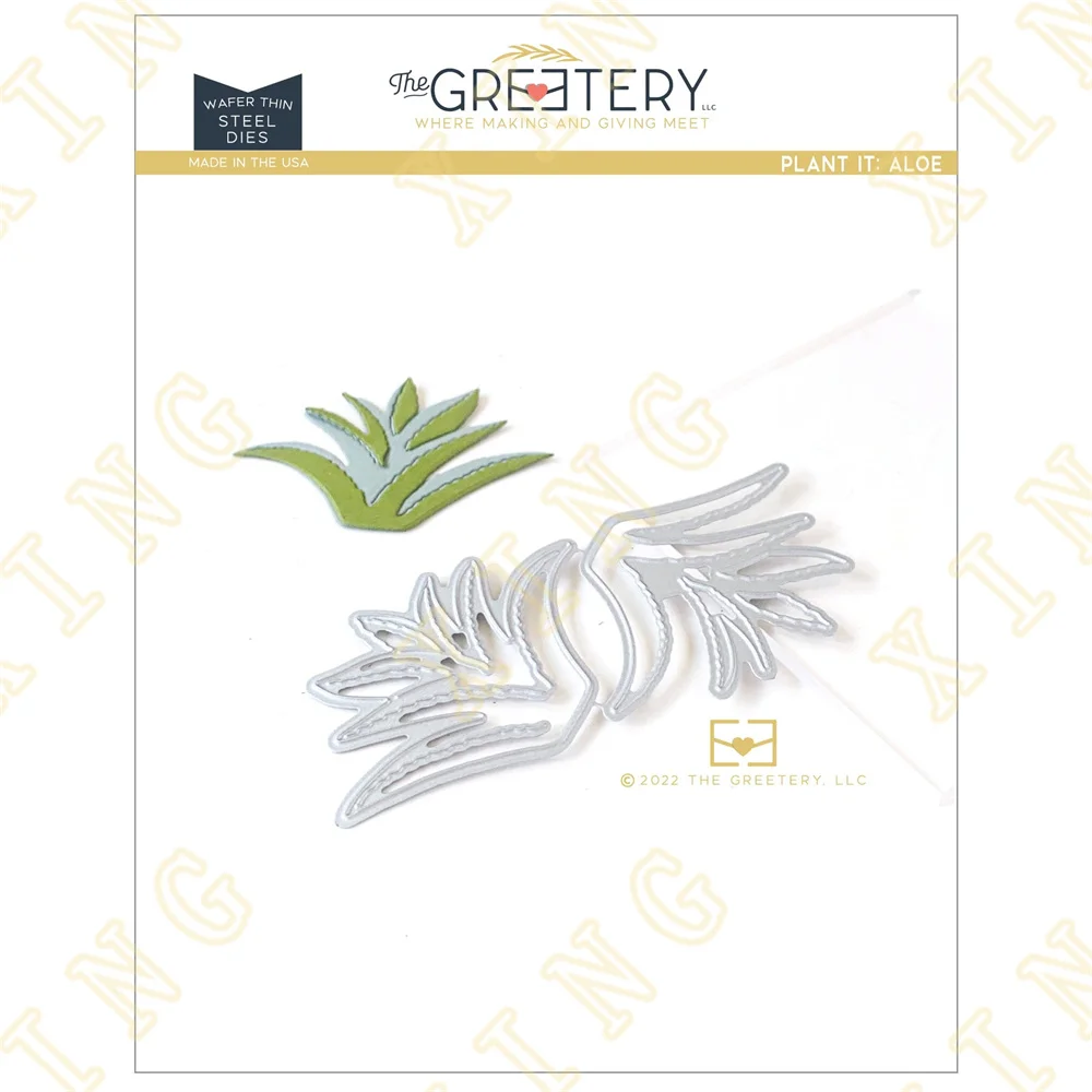 

Aloe Die New Metal Cutting Dies for DIY Scrapbooking Crafts Dies Cut Stencils Maker Photo Album Template Handmade Decoration