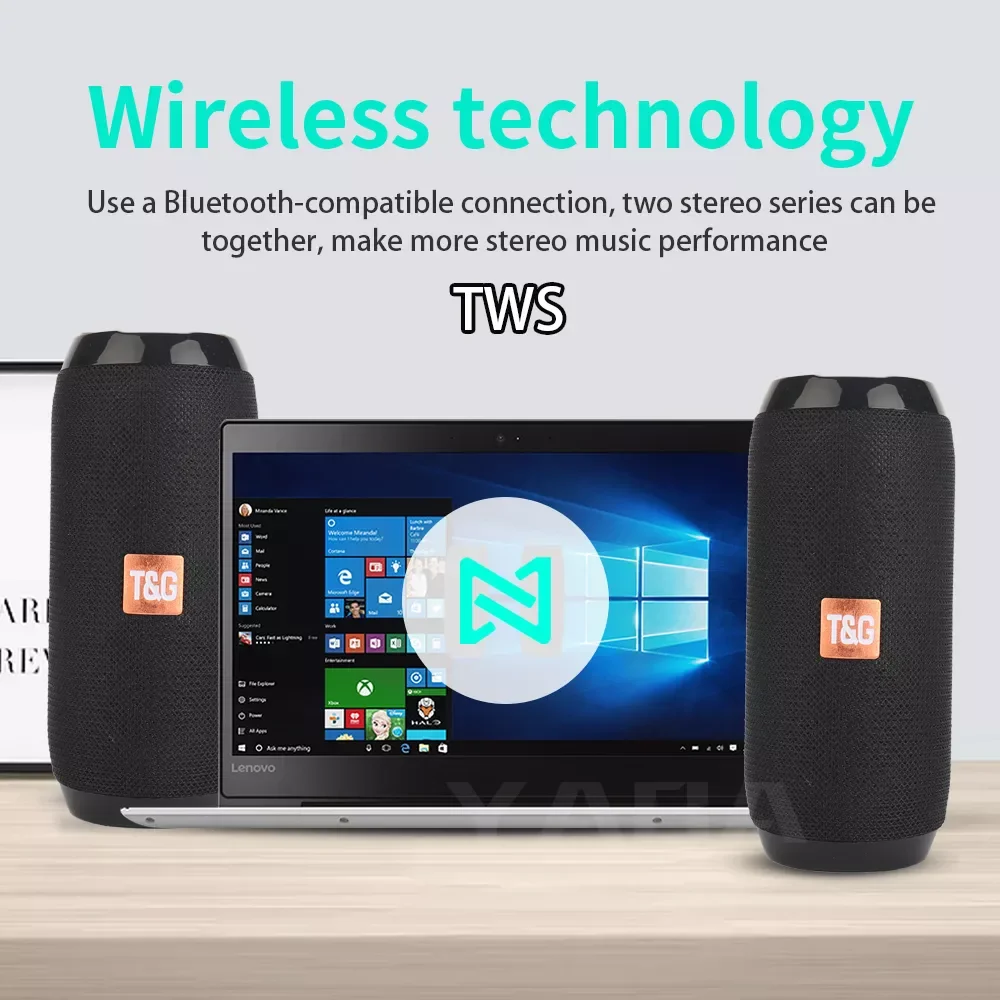 50W Bluetooth Speaker Portable Outdoor Radio TWS Wireless Bass Waterproof Column Computer Subwoofer Soundbar TF U Disk Music Box enlarge