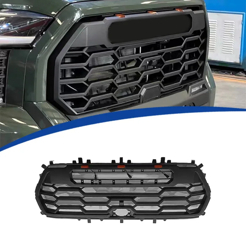 Фото Подходит для Toyota 2022-2025Tundra TUNDRA, модифицированная решетка в стиле TRD, стиль букв №1