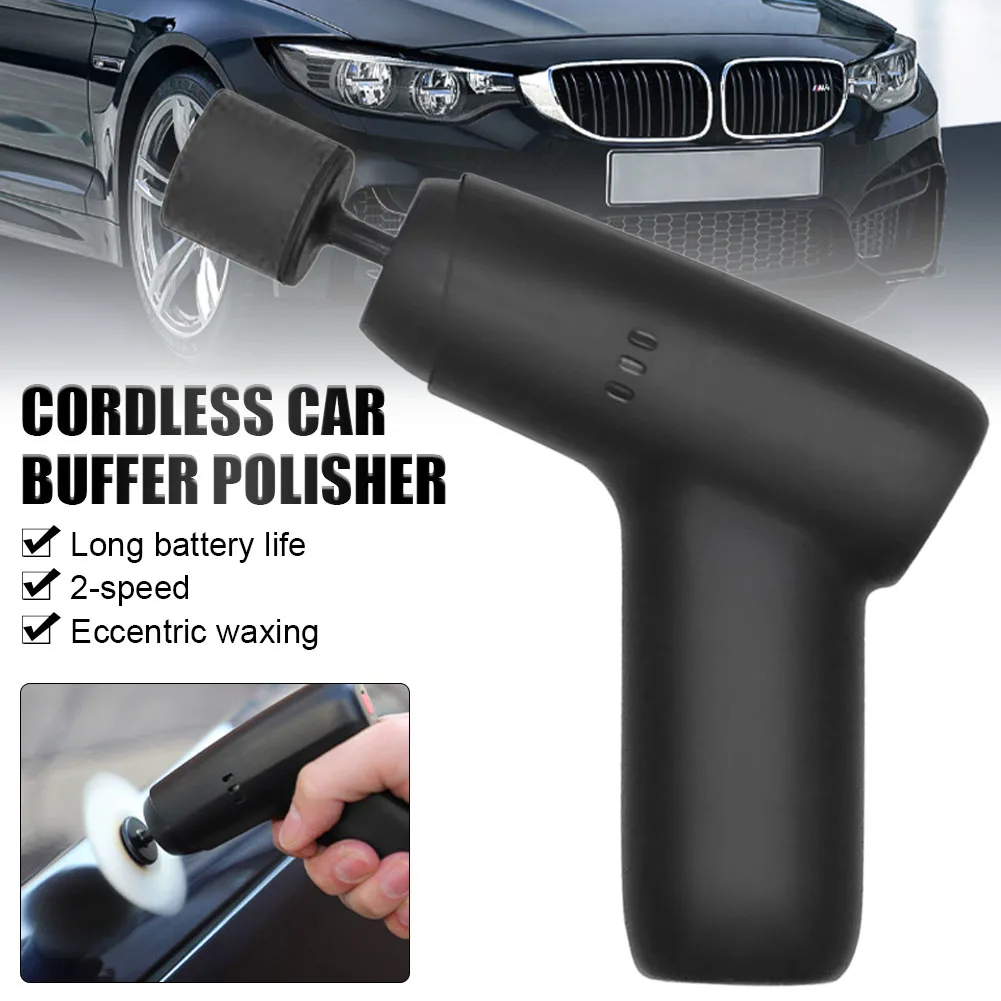 

Electric Car Polishing Machine Cordless Handheld Buffer Polisher 5000/8000RPM 2 Speeds Buffing Waxing Polishing Tool Accessories