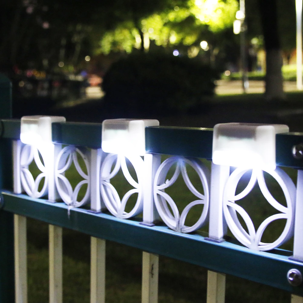 

8pcs LED Solar Path Stair Light Waterproof Moisture-proof Outdoor Garden Courtyard Fence Lawn Staircase Night Lights