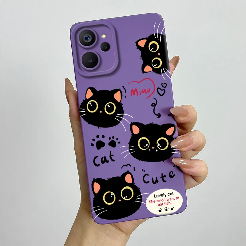 Чехол для телефона Realme 9i 5G / 10 10T RMX3612 RMX3663 мягкий силиконовый окрашенный корпус с