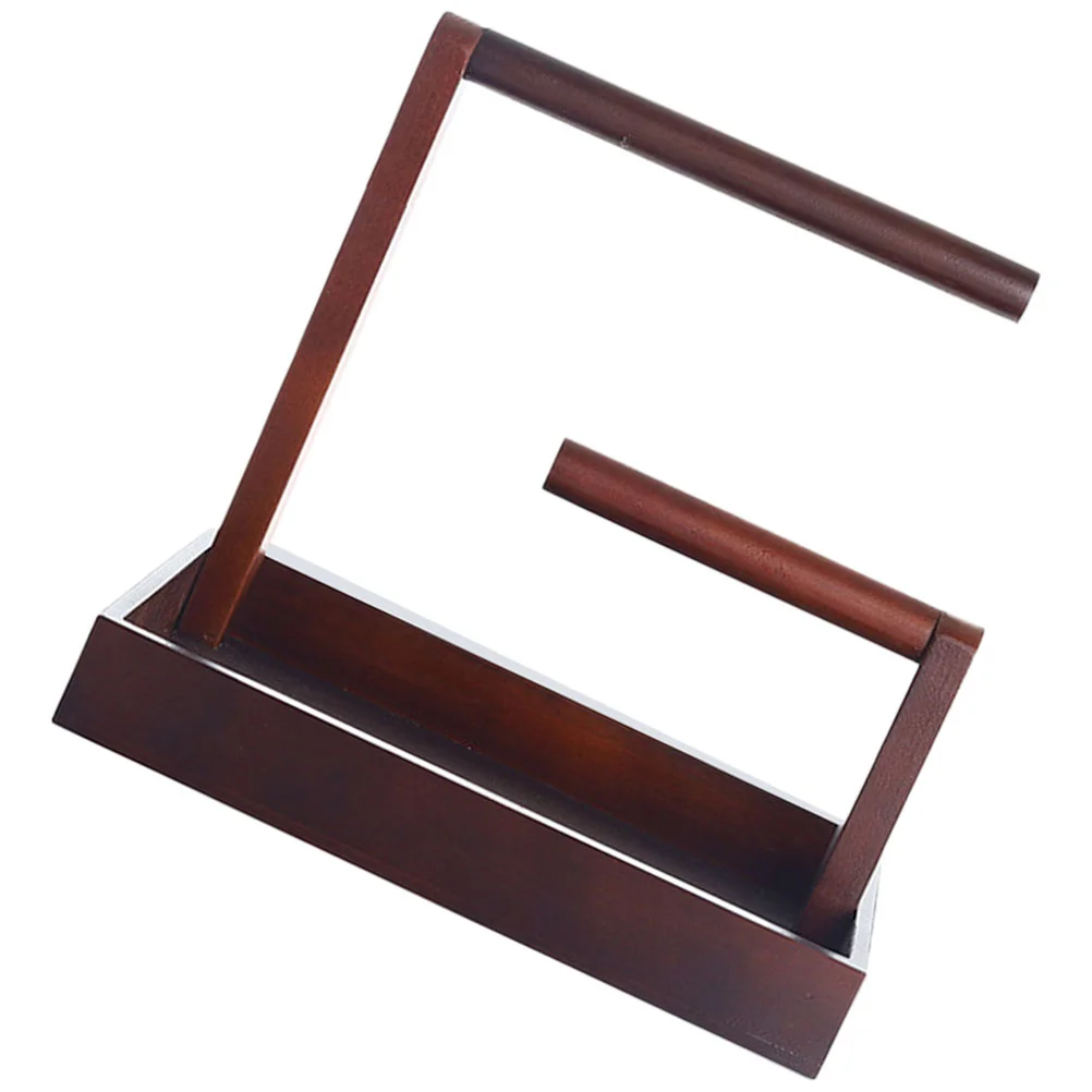 

Retro Jewelry Display Stand Bangle Bracelet Wooden Ring Watches Storage Tray