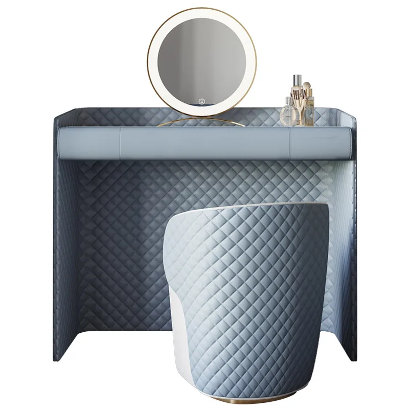 

console marbre dressing table solid wood PU dressing table small bedroom modern simple high grade dressing table and stool