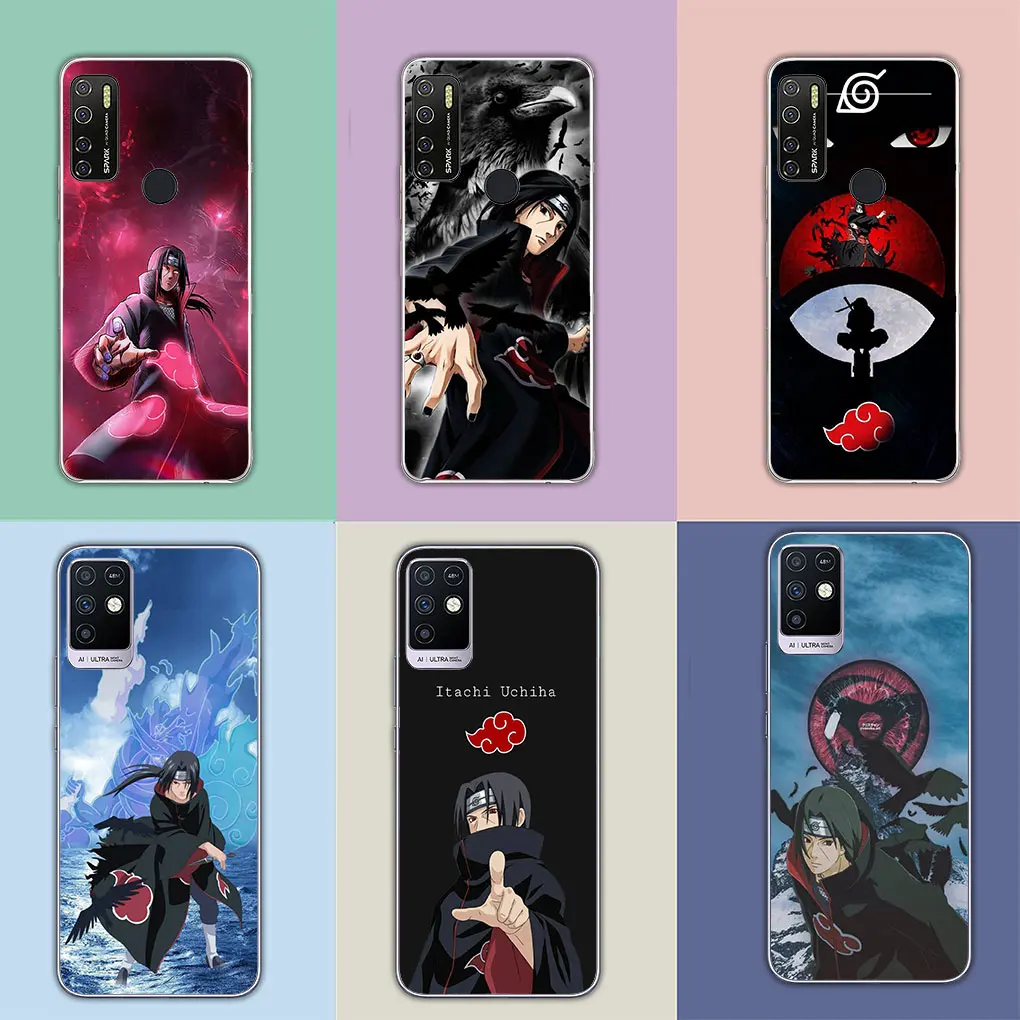 Чехол для телефона с аниме акацукис Итачи учиhas Samsung Galaxy A04 A05 A14 A15 A23 A34 A35 A54 A55 M23 M33 M52