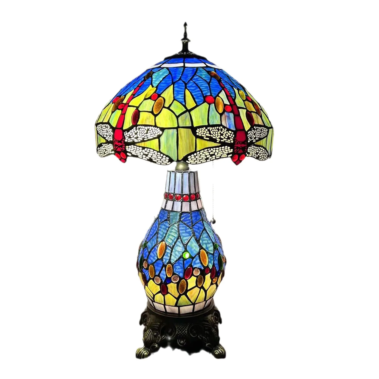 Настольная лампа Tiffany в ретро стиле 12 дюймов 30 см